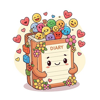 دفتر خاطرات: گنجینه‌ای از افکار و احساسات (و دفتر خاطرات فانتزی برای نوجوانان)